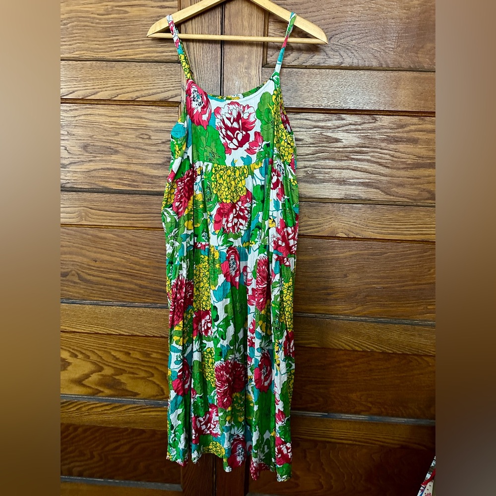 Floral Maxi Dress with Spaghetti Straps